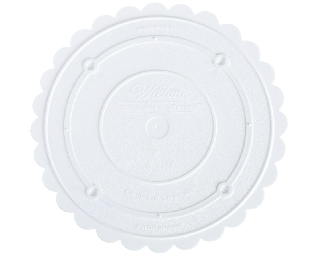 Wilton Decorator Preferred Round Separator Plate for Cakes, 7-Inch gallery