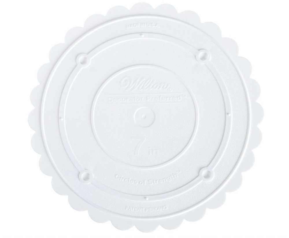 Wilton Decorator Preferred Round Separator Plate for Cakes, 7-Inch
