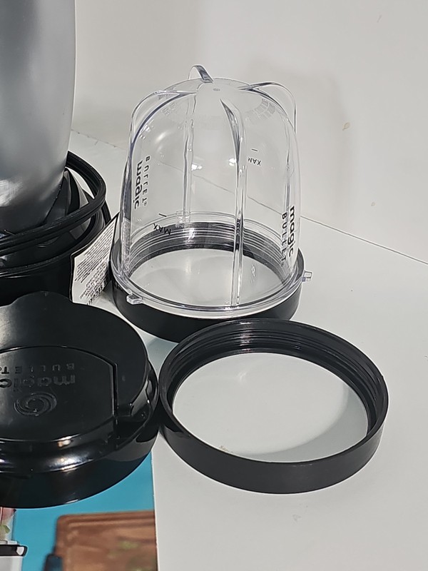 Magic Bullet® Mini 14 oz. Compact Personal Blender Silver Black gallery