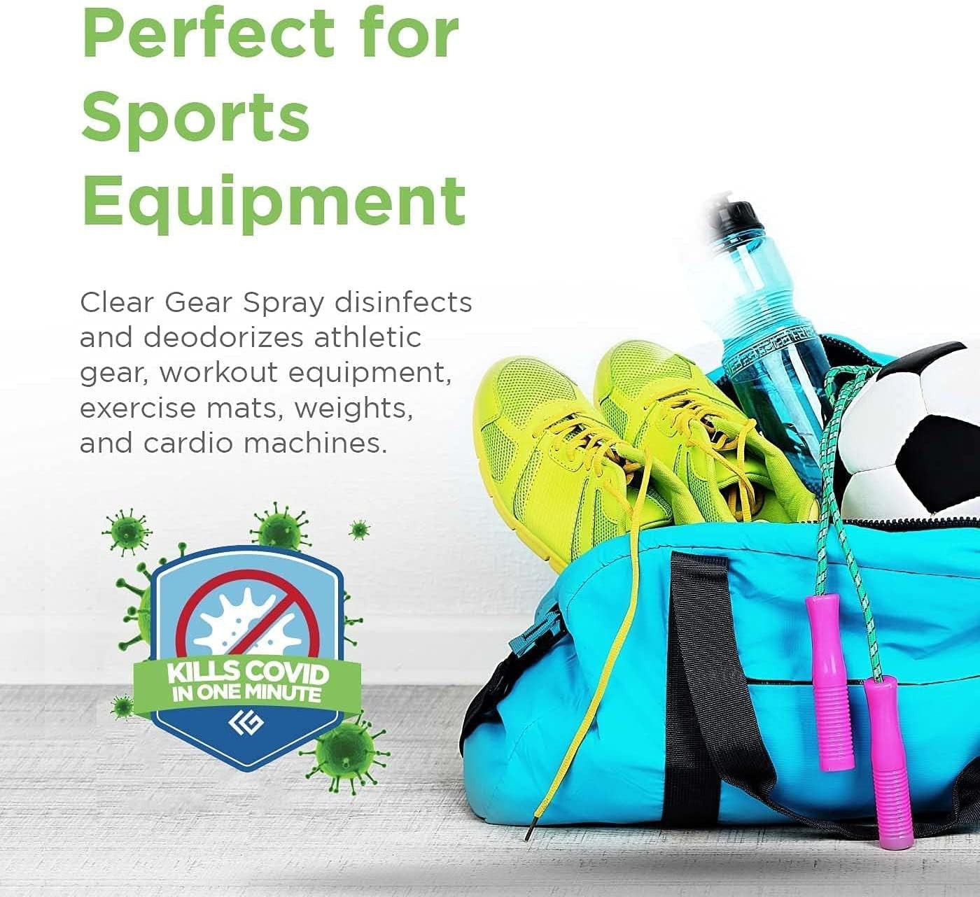 Clear Gear - 32oz Disinfectant Cleaner, and Deodorizer For Sports Equipment gallery