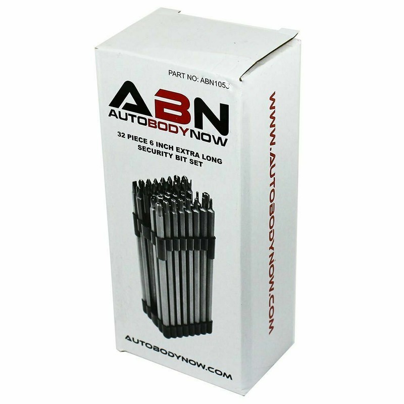32PC Extra Long 6" Security Bit Tamperproof Set Hex Torx Star Pozi Tri-Wing gallery