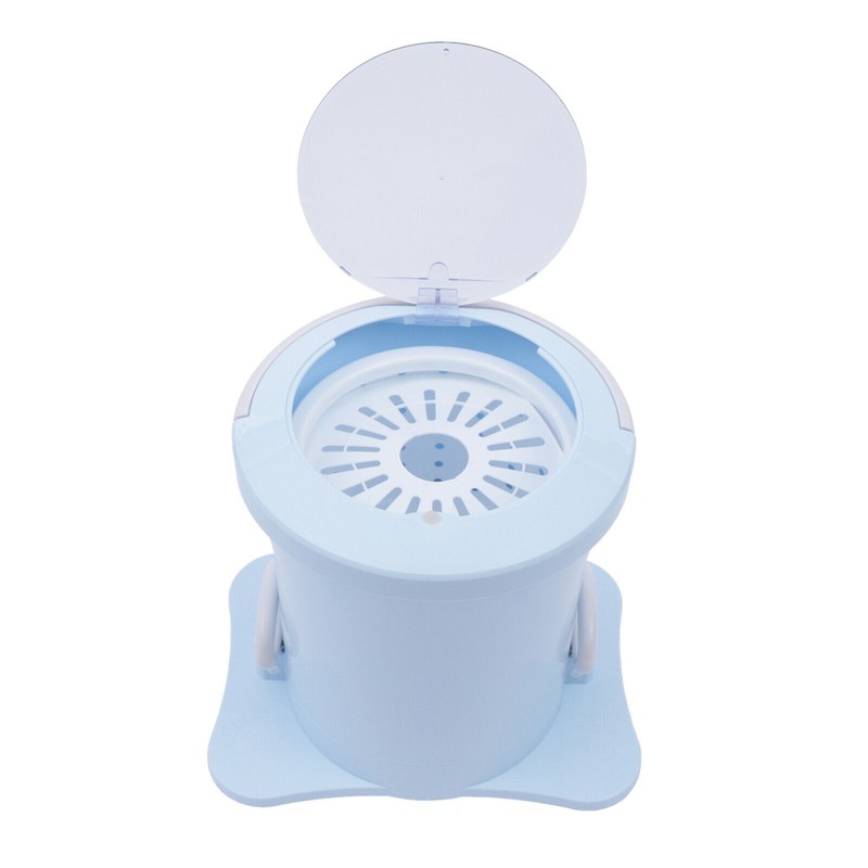 Mini Dryer Portable Compact Clothes Spin Dryer Manual Home Laundry Dryer Blue gallery