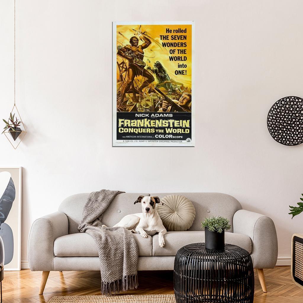 67313 Frankenstein Conquers the World Tadao Takashima Wall Decor Print Poster gallery
