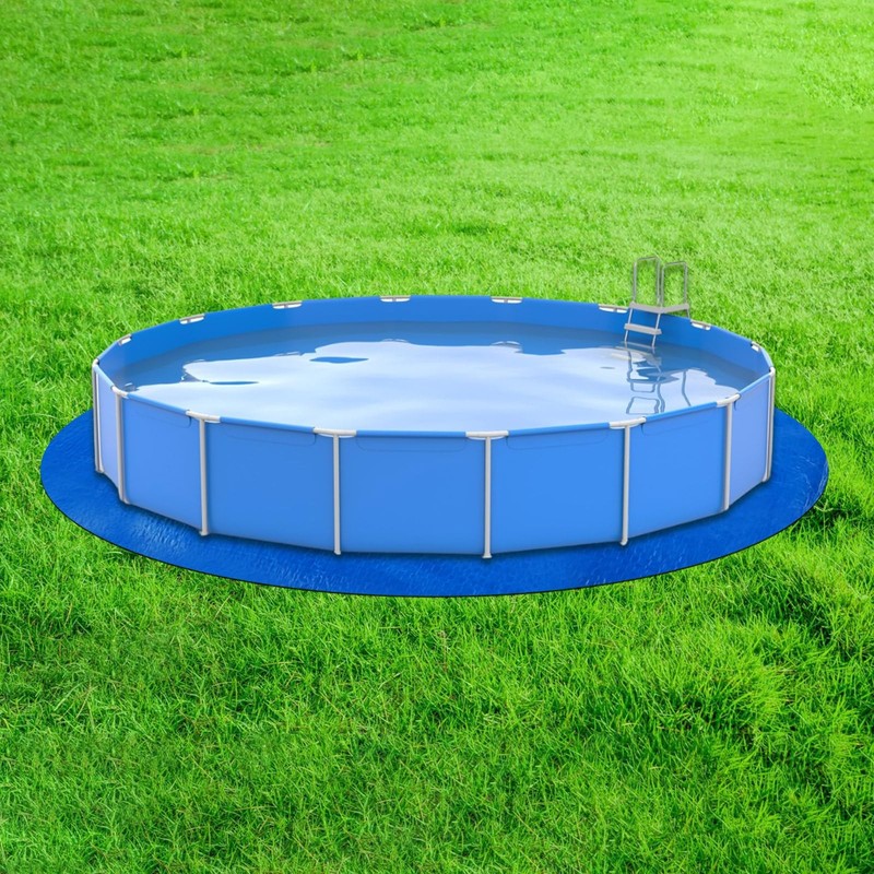 10x10 Ft Round Swimming Pool Ground Cloth Heavy Duty Liner Pad Protector gallery
