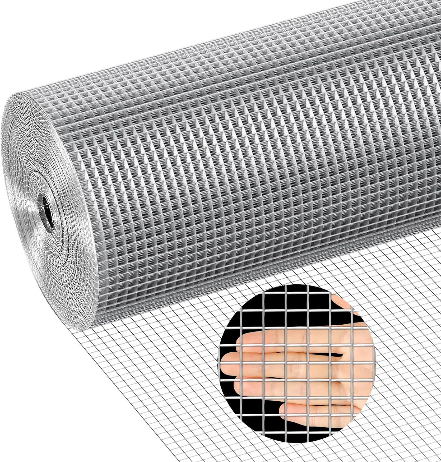 Stainless Steel Welded Wire Mesh 1/2" for Poultry & Garden - 48"x50 gallery