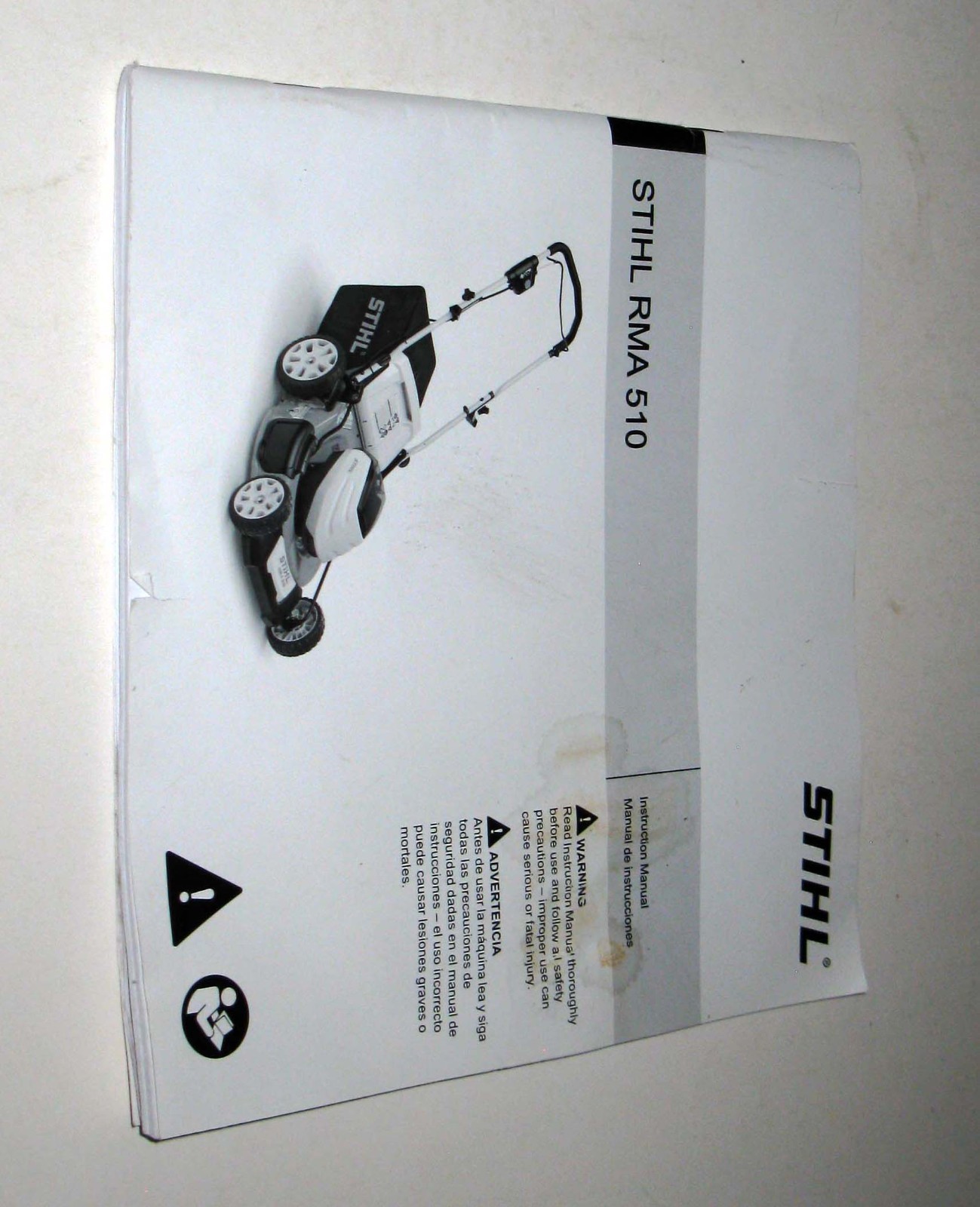 Stihl RMA 510 Electric Lawn Mower Original OEM User Manual Instruction Book gallery