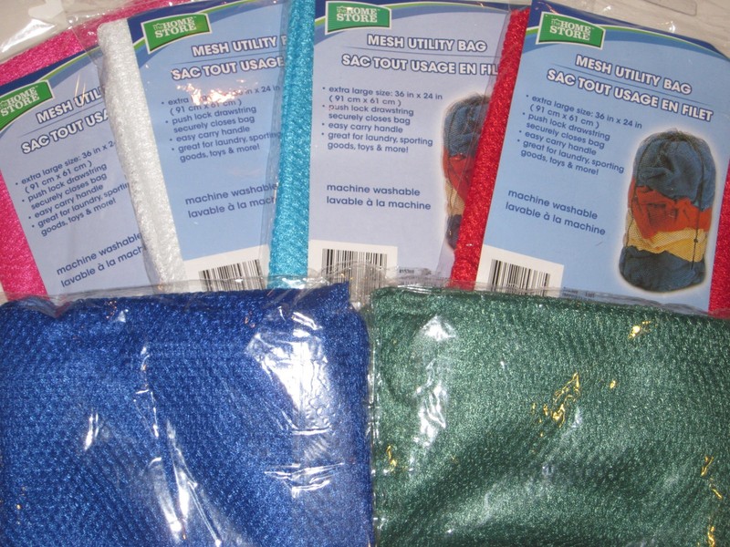 Extra Large Mesh Utility Drawstring Bag - Laundry, Toys, Sporting Goods, Beach gallery