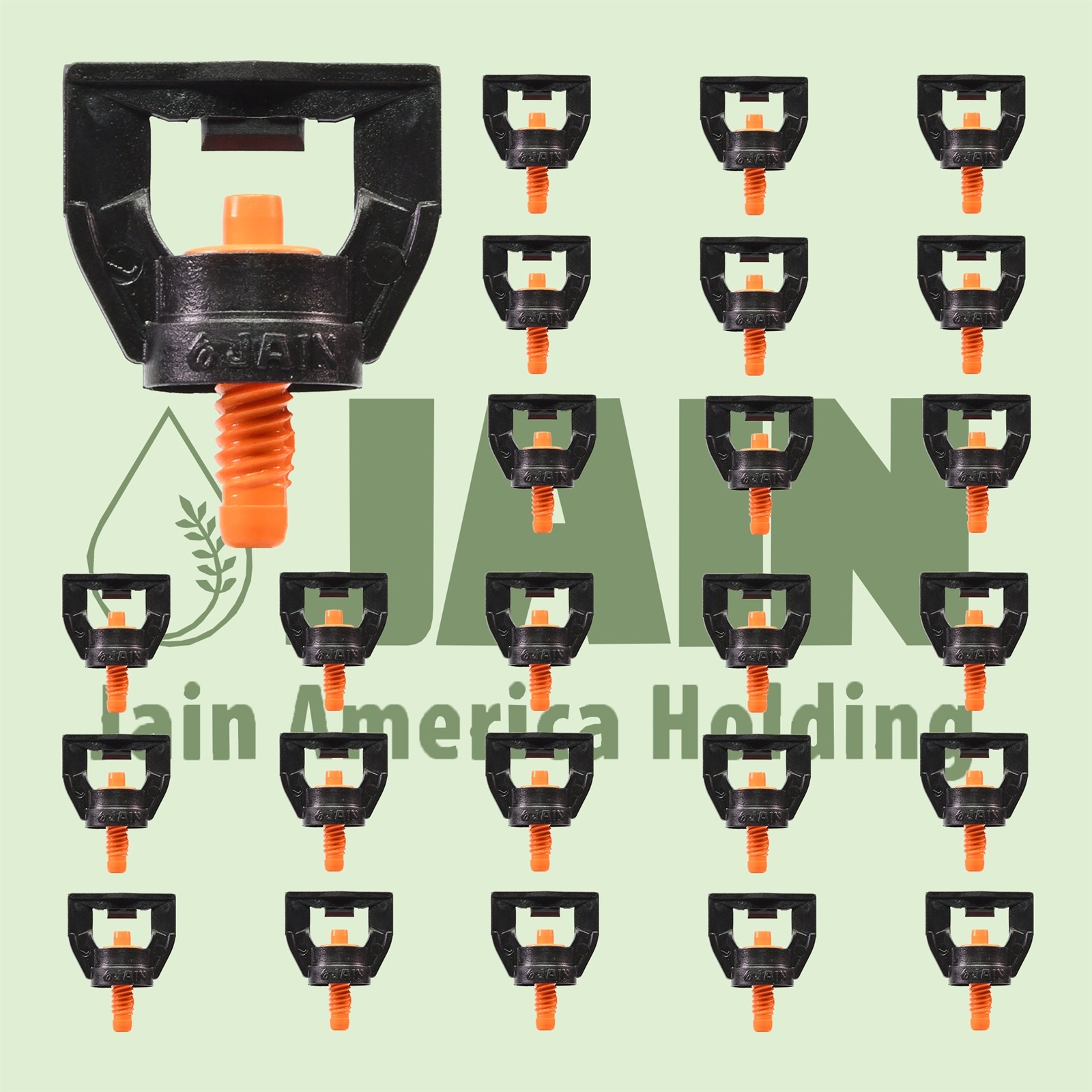 25 Jain Irrigation Micro Sprinkler 100° Arc Pattern ~7–9 ft Wetting Area V-35 gallery
