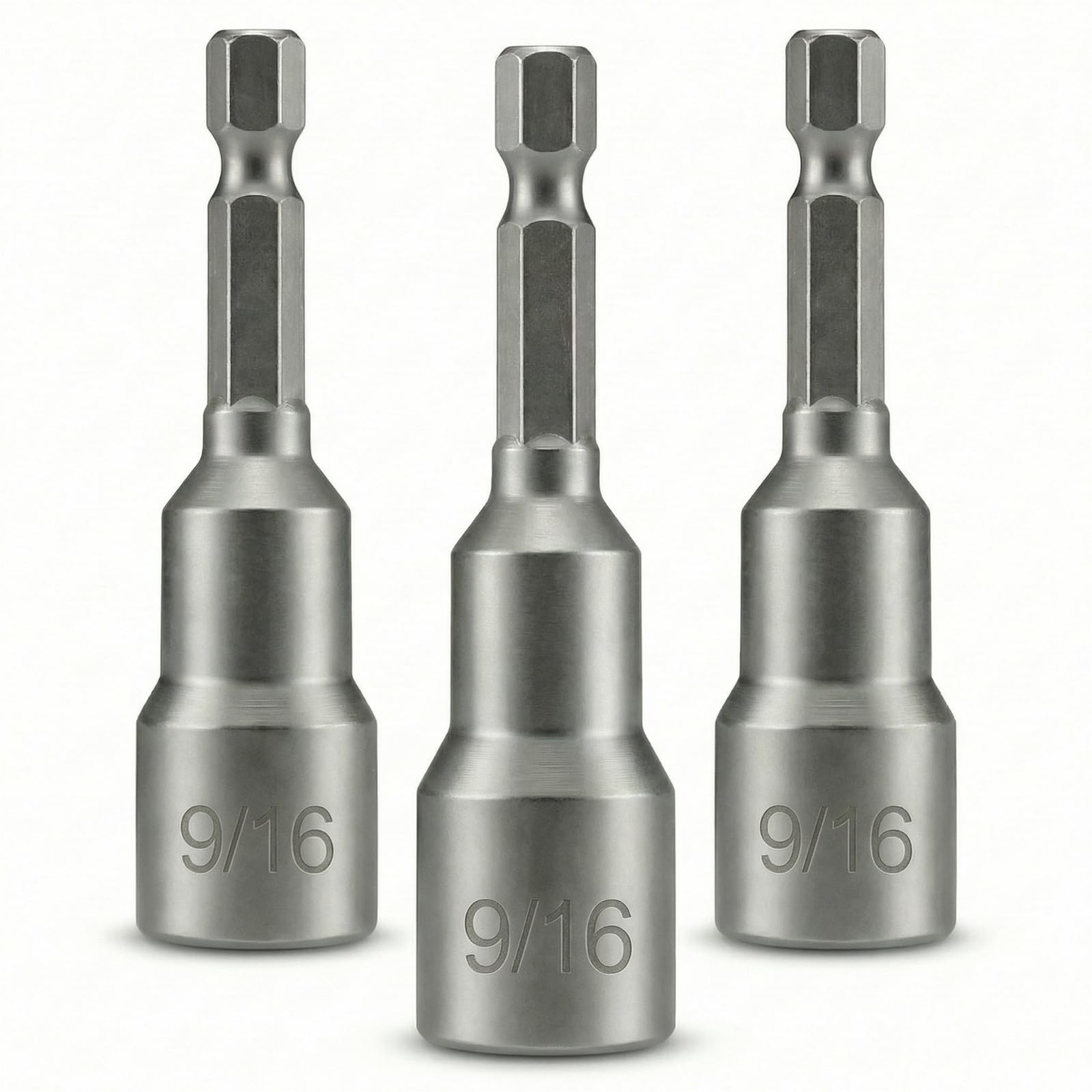3 PCS 9/16" Impact Magnetic Nut Driver Set, Ultra Magnetic 2.5" 65mm Long, 1/... gallery