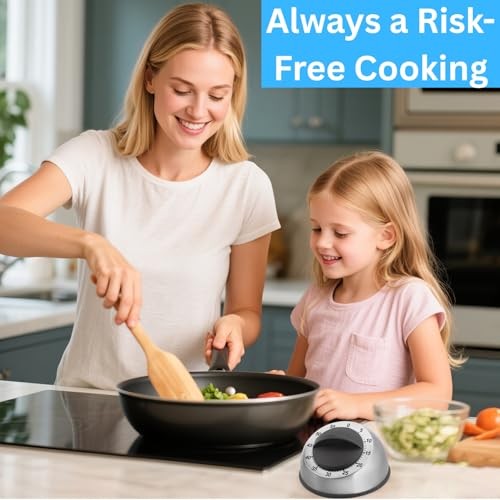 Kitchen Timer for Cooking, Chef Cooking Magnetic Timer - No Batteries Required gallery