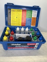 Taylor Complete Pool & Spa Test Kit – High Range K-2005C 2 oz Reagents