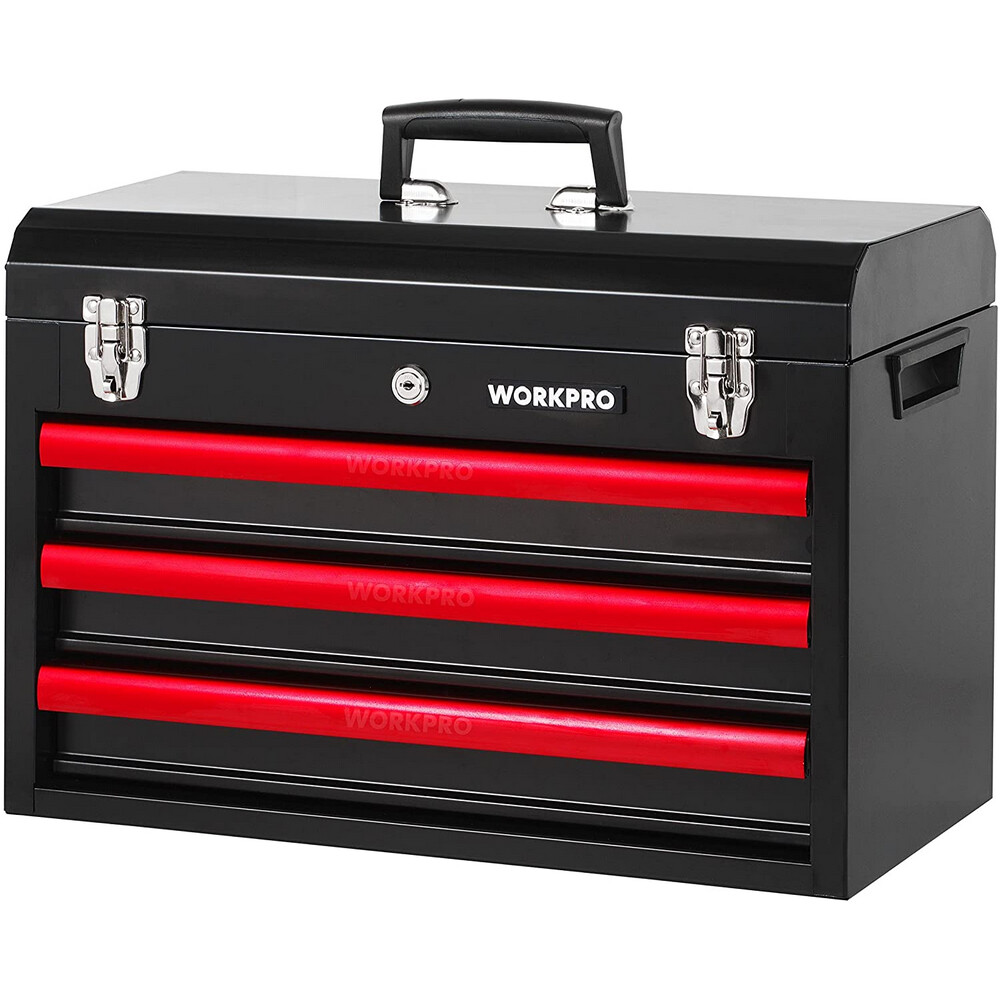WORKPRO 450PC/408PC Mechanics Tool Set Socket Wrench Ratchet Heavy Duty Case Box