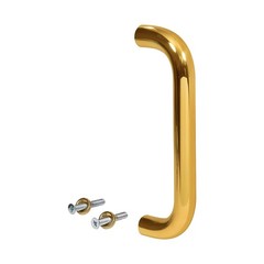 Solid Pull Handle Aluminum Material, Polished Brass Finish, 9″ Length, 8″ Cen…