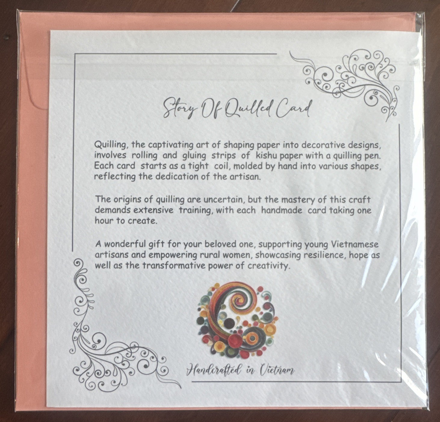 Quilling Card Quilled Congratulations New Baby Girl With Pink Envelope gallery