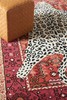 Octavia Leopard Red Modern Hand-Tufted 100% Wool Area Rug Carpet gallery