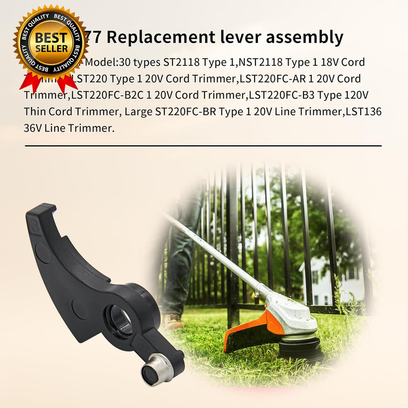 4-Pack 90567077 Trimmer Replacement Lever Assembly for Black&Decker NST2118 LST2 gallery