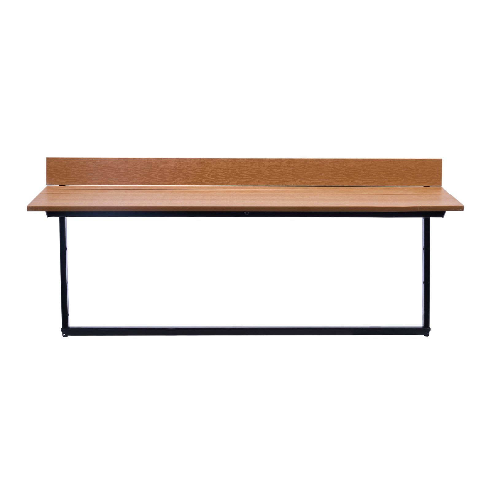 Rust-Resistant Balcony Table 15x39in 5-Setting Adjustable Foldable 50lb Support gallery