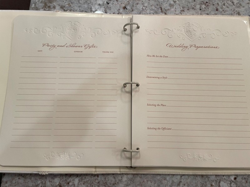 Hallmark Wedding Album Memory Book Keepsake Album 3 Ring with Pages Sleeves gallery