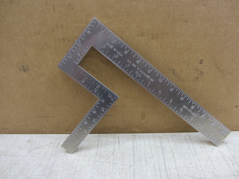 THE ORIGINAL MODIFIED SQUARE TOOL USA MADE CARPENTERS PIPE FITTERS MACHINIST NEW gallery