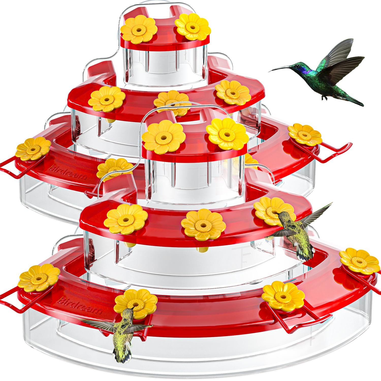 Hummingbird Feeders for Window, 2 Pack18oz Suction Cup Hummingbird Feeder wit... gallery