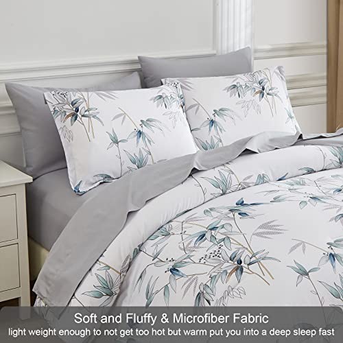 Comforter Set Size - 7 Pieces Bed in a Bag, Bedding Set, Soft Queen White gallery