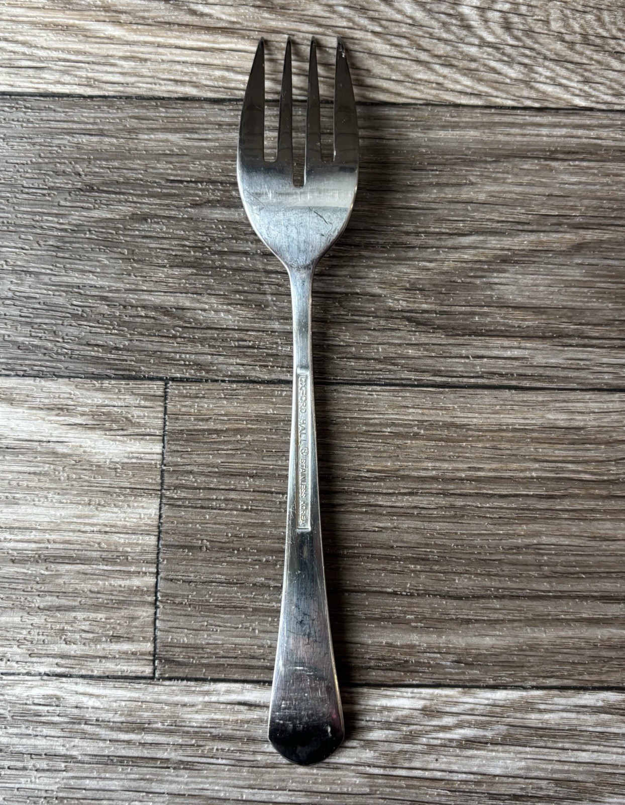 Oxford Hall RADIANT Pattern Stainless Salad Fork Korea 6.5” gallery