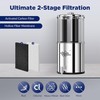 Gravity-fed Water Filter System, with 3 Filters, 2.25G Stainless-Steel gallery