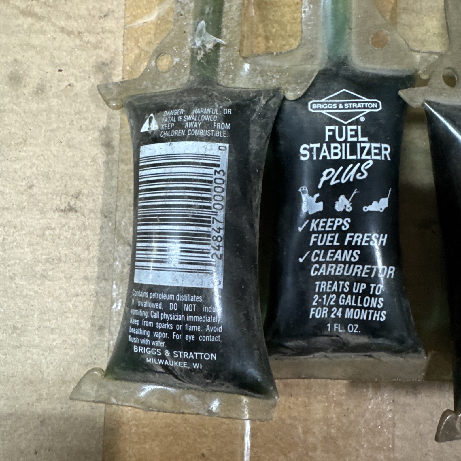 New Briggs & Stratton, Fuel Stabilizer PLUS. 1 fl oz. EACH. Lot of 3 gallery