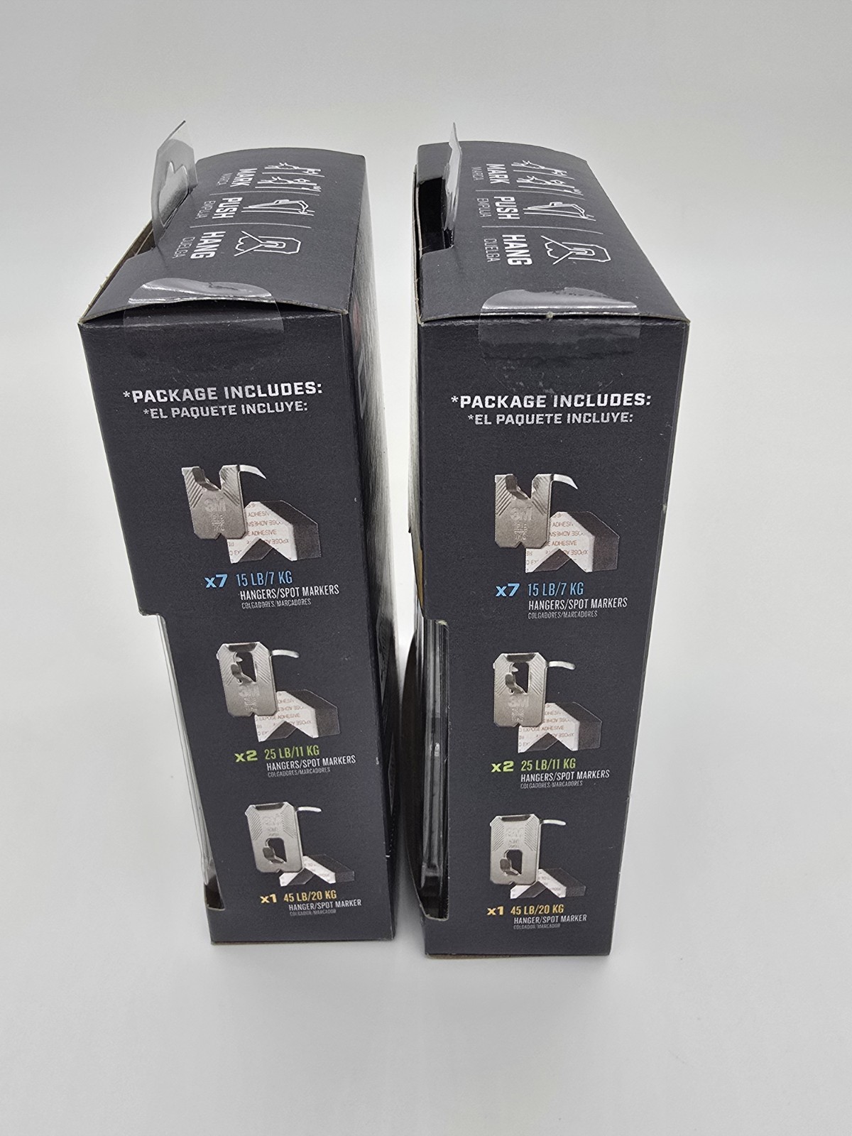 2 Packs-3M Claw Drywall Picture Hanging Set 15 Lbs 25lbs 45lbs Hangers gallery