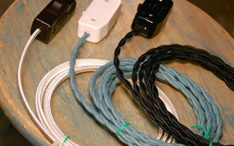 Inline Cord Switch - Leviton Rocker Style Feed Thru Switch, Lamp Wire Fans Light gallery