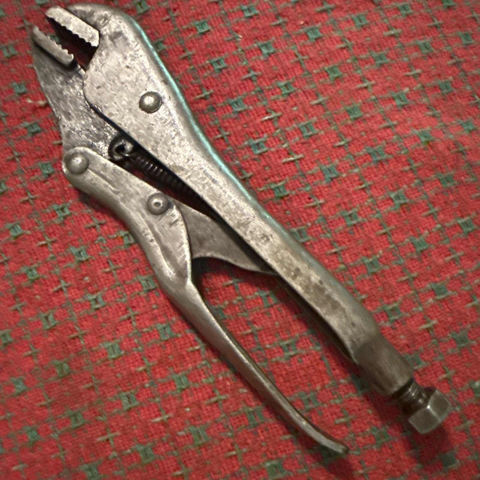 Original Petersen Patented Locking Lever Vise-Grip.Dewitt Nebraska. 1924 Patent gallery