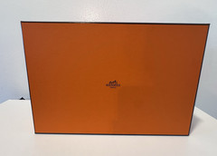 Hermès Orange Rectangular Solid Gift Box Single Item Paris Luxury Packaging