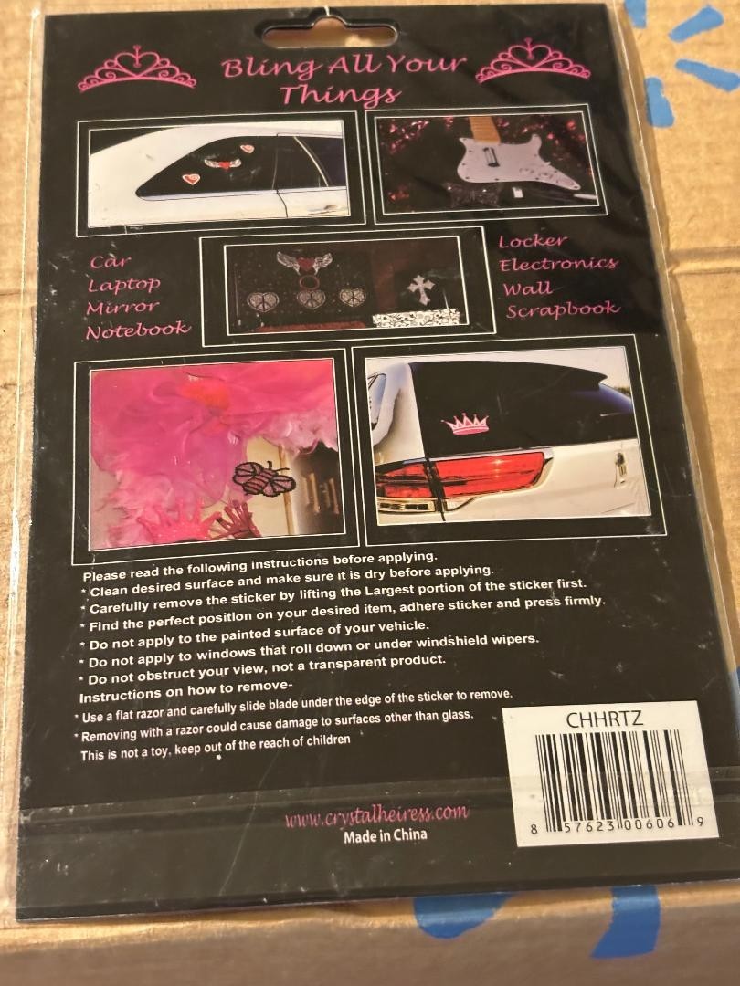 Large Heart Sticker. New in Package. As Shown. gallery