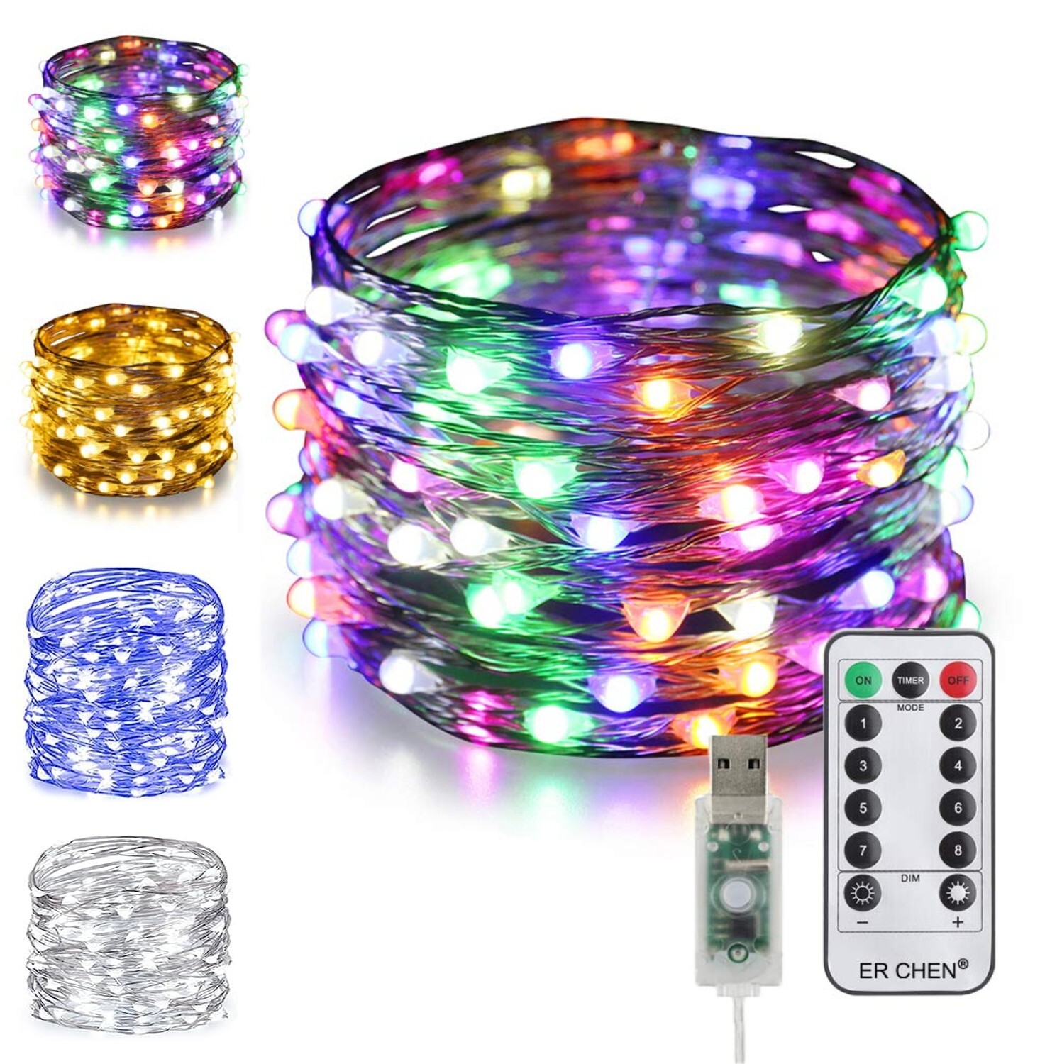 10-30M 50/200/300 LED Fairy String Light USB Copper Wire Garden Party Decor Lamp gallery