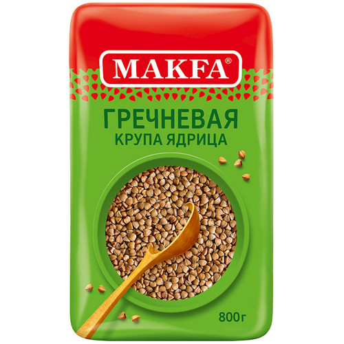 100% BUCKWHEAT Groats Quick-cooking grains 800g MAKFA Russia RF Гречка Ядрица gallery