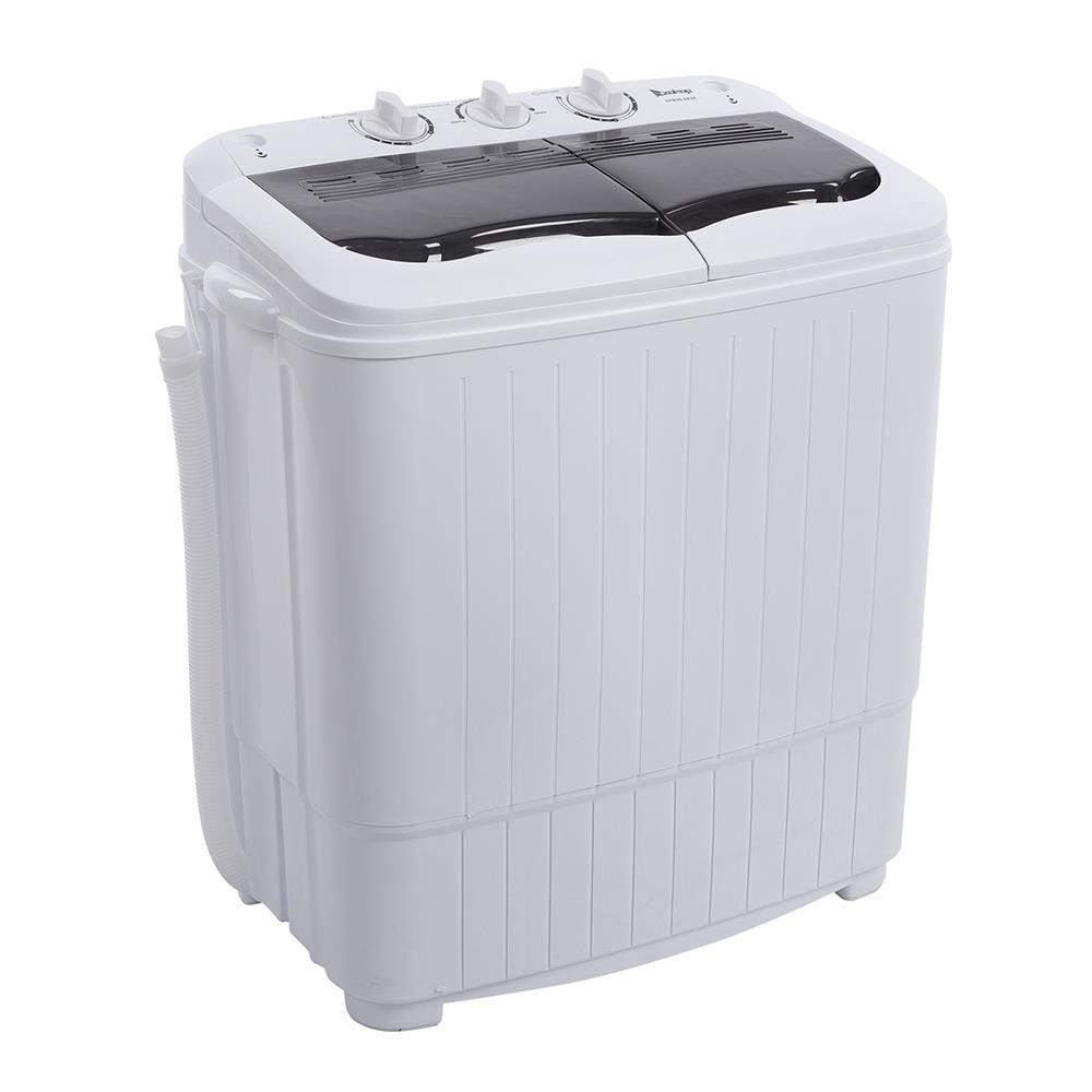 Zokop Electric 14.3lbs Compact Semi-Automatic Washing Machine Apartment Spin Dry gallery