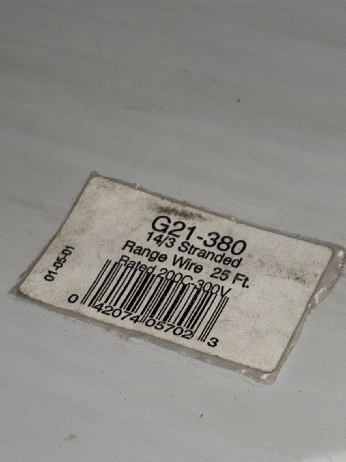 111 FEET- Appliance Wire 14/3 Stranded Braided Abrasion Resistance 200C-300V NEW gallery