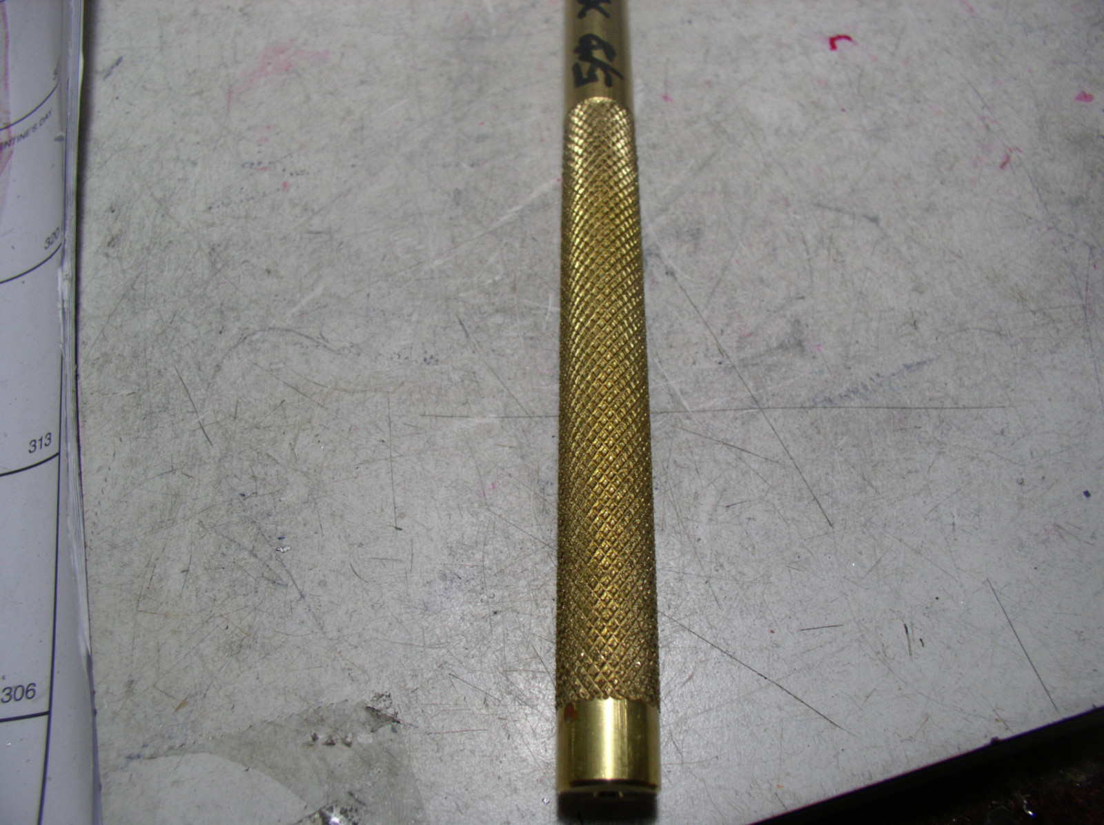 BRASS DRIFT PUNCH 5/8 R0UND 8 " LONG AW58 USA MADE NEW COURSER gallery
