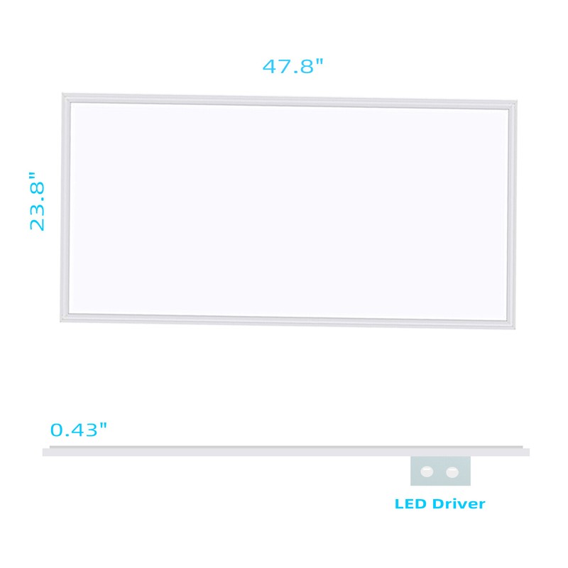 2x4 LED Panel Down Light,4Pack,Slim Lamp Fixture Ceiling Tile or Pendent (White) gallery