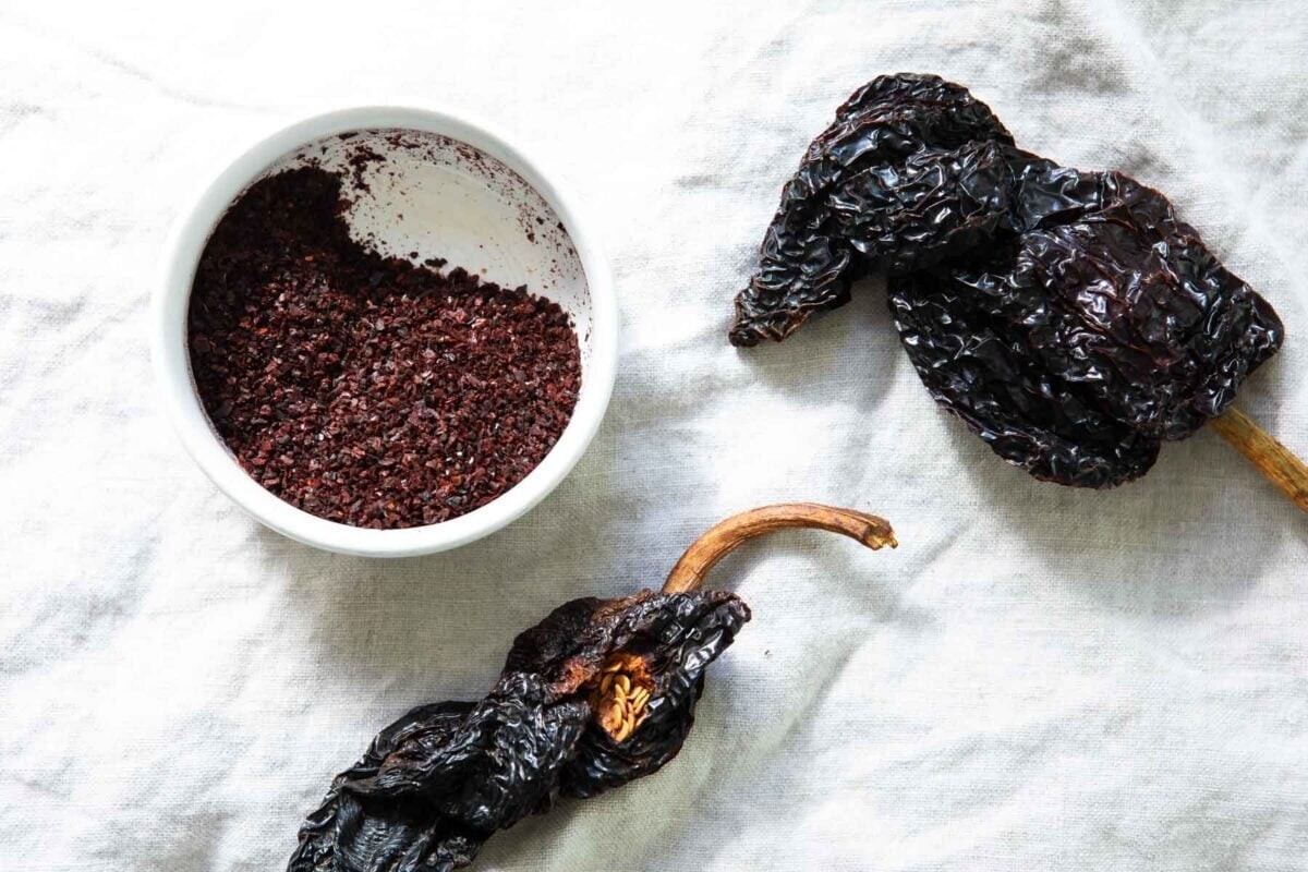 Ancho Chile Dried 2 Lb - Deep Flavored Dark Red Pepper gallery
