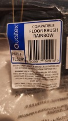 Qualtex TLS291 Rainbow Compatible Floor Brush, New, Check Model fit, Free Ship