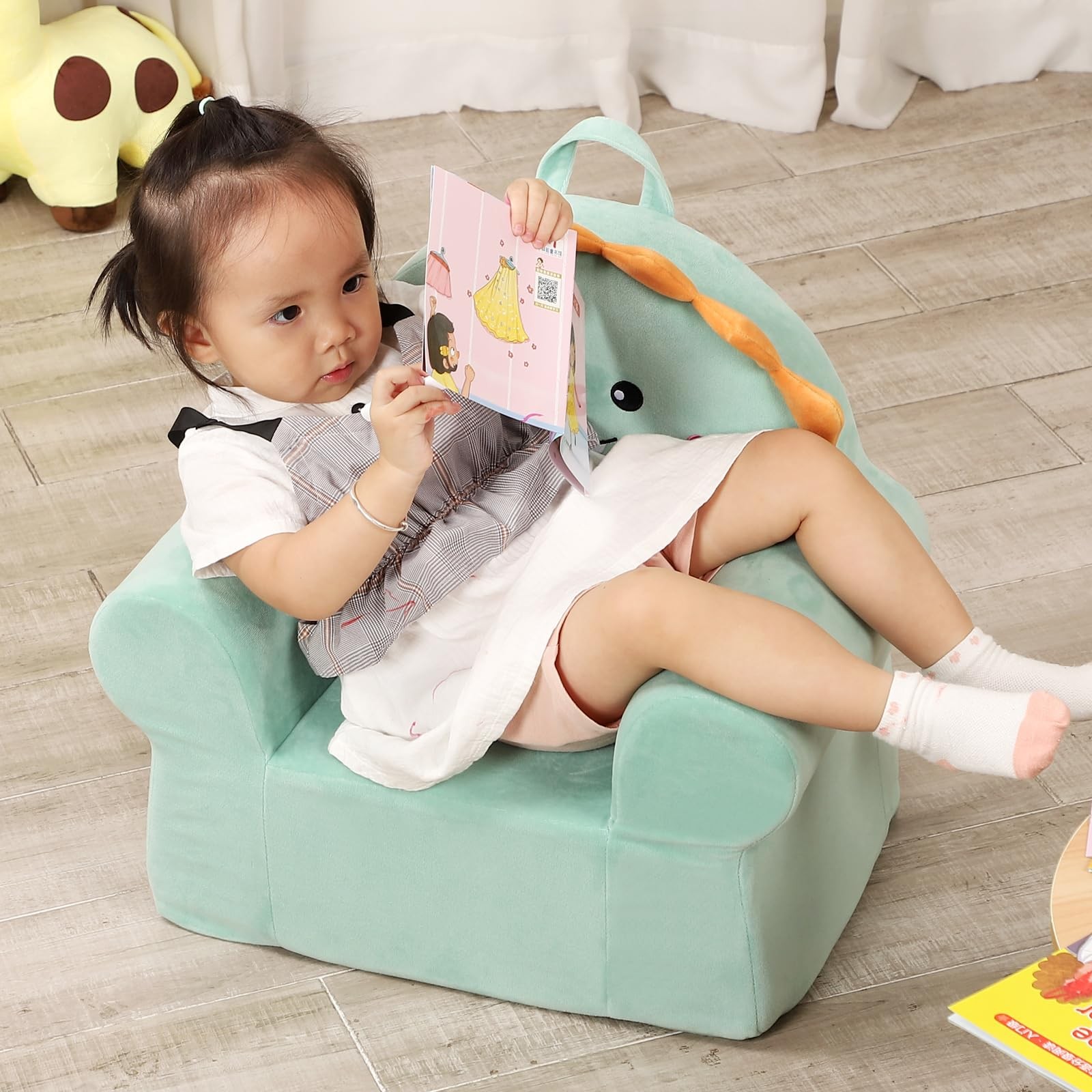 Cuddly First Chair, Premium Character Chair, Green, 18 Month up to 3 Years gallery