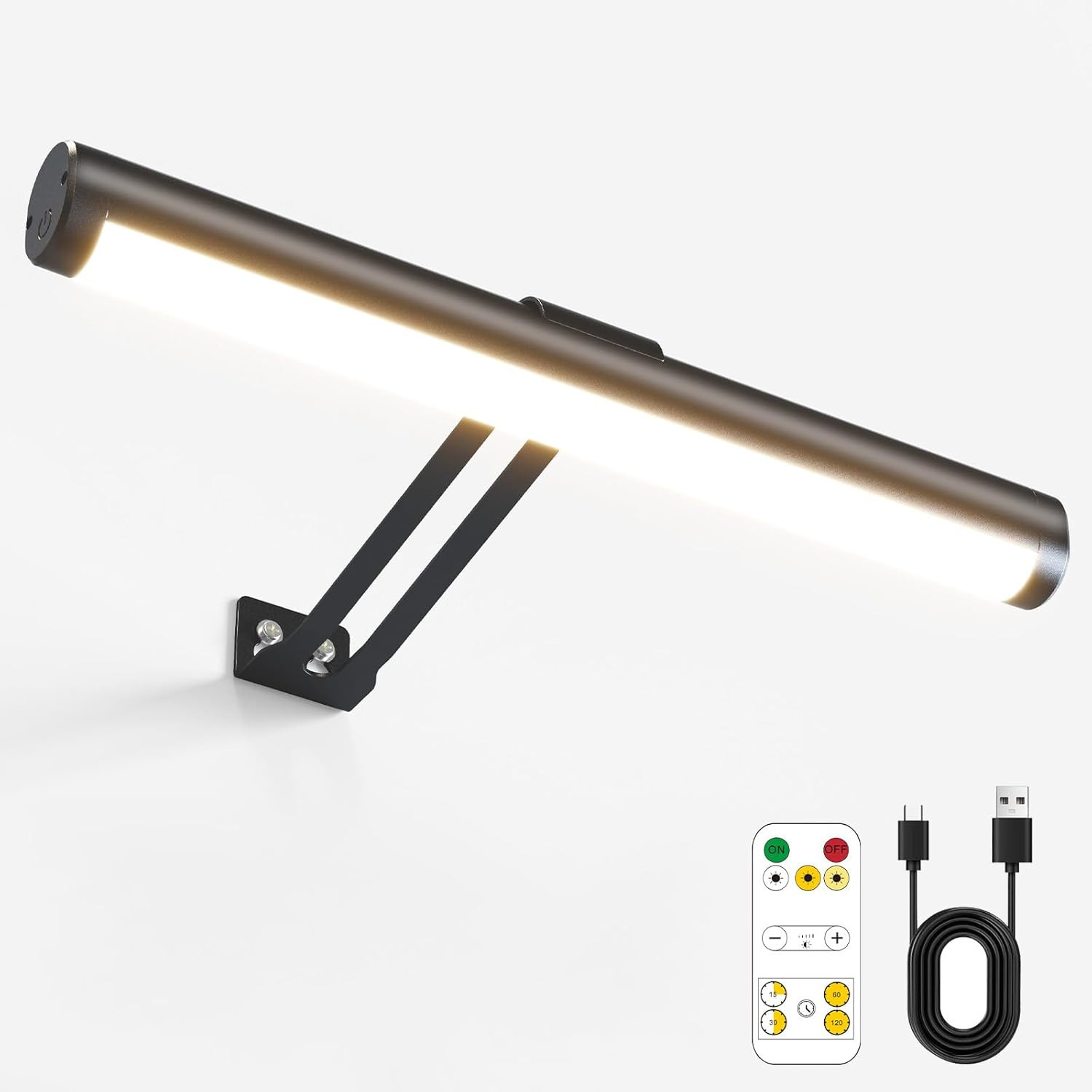 Rechargeable Picture Light Battery Operated, Wireless Wall Light for Painting... gallery