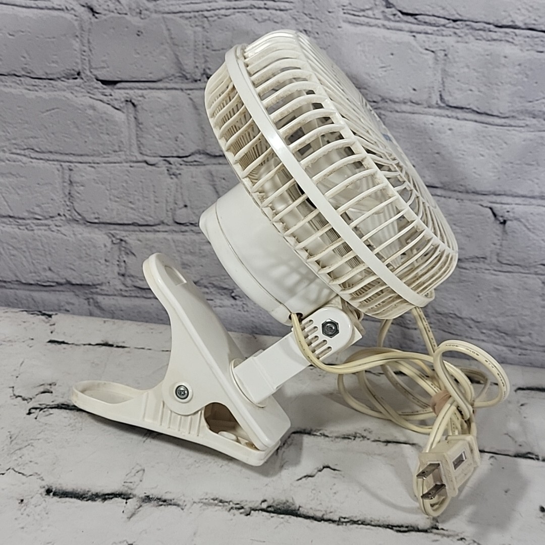 Hurricane Classic 6" Clip Fan, 2 Speed Desk Table Fan w/ Adjustable Tilt White gallery