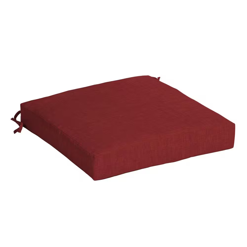21 In. X 21 In. Ruby Red Leala Square Outdoor Seat Cushion gallery