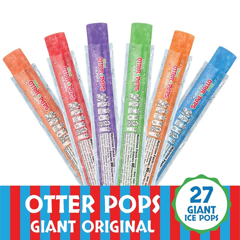 Otter Pops, Giant Original 5.5oz, 27 Ice Six Zippy 27 Count (Pack of 1) gallery