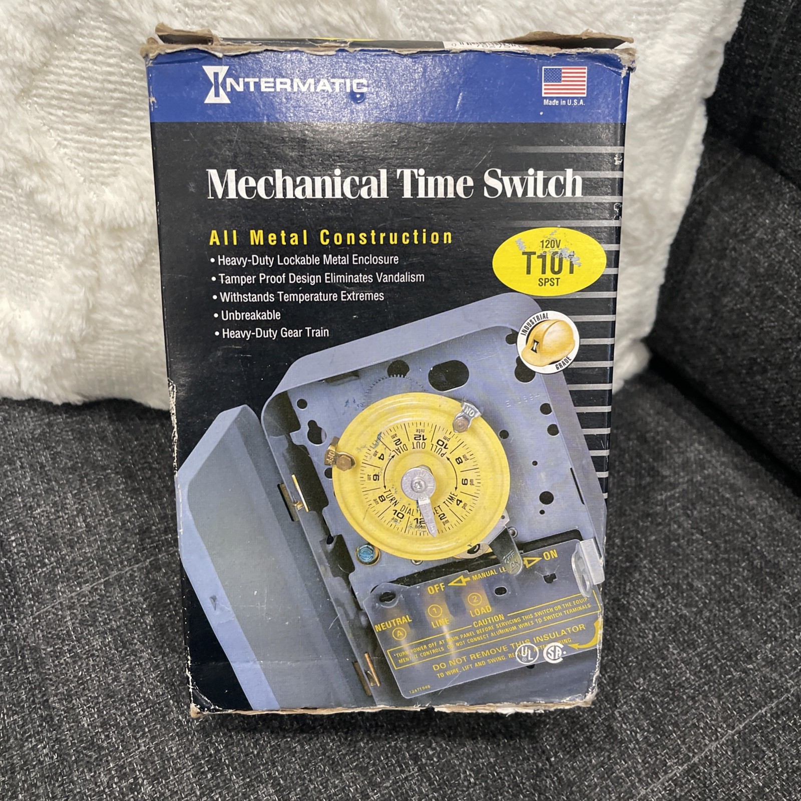 Intermatic T101 120V 40A 24-Hour SPST Indoor/Out Mechanical Time Switch gallery
