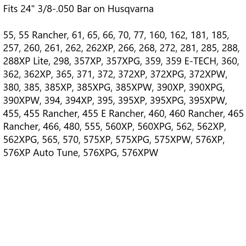 24" Full Chisel Chain For Husqvarna 455 460 465 Rancher 466 480 555, 72EXL084G gallery
