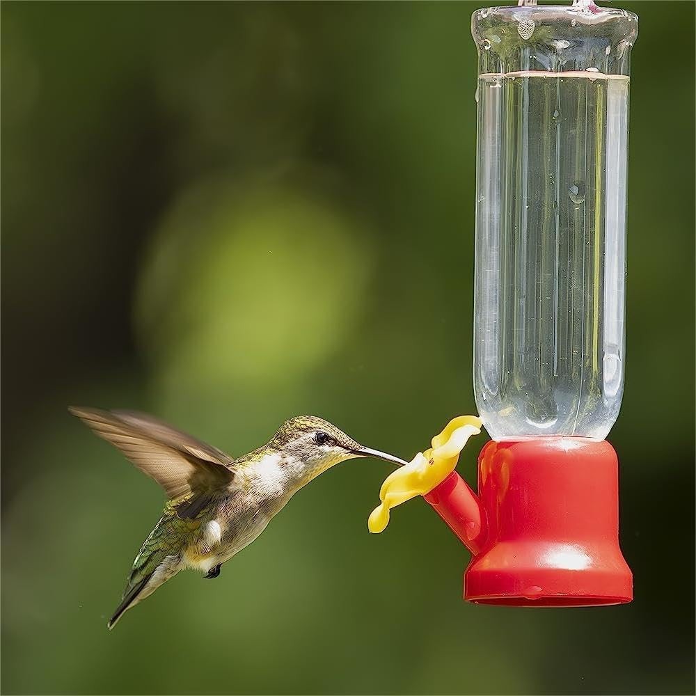 Mini Hummingbird Feeder 4Pack 2.3oz Small Nectar Plastic Red Hummingbird Feeders gallery