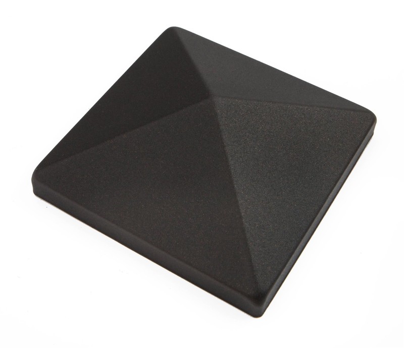 Apex 6x6 Pyramid Post Cap - Matte Bronze (5 1/2" x 5 1/2") for Deck and Fence Po gallery